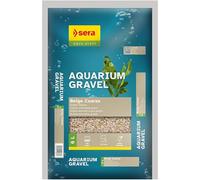 SERA Aquarium Gravel Beige Coarse 6 L | Sustrat pour Aquariums d’Eau Douce| pour Poissons, Silures et Crevettes | Aspect Naturel