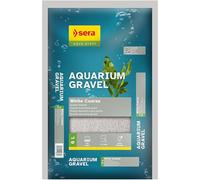 SERA Aquarium Gravel White Coarse 6 L | Sustrat pour Aquariums d’Eau Douce| pour Poissons, Silures et Crevettes | Aspect Naturel