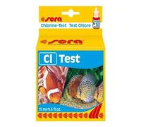 sera Chlorine Test 15ml | Détection Rapide du Chlore pour Protéger Poissons et Bactéries Filtrantes | Kit avec Éprouvette, Seringue et Fiche d’Évaluation | Environ 45 Mesures