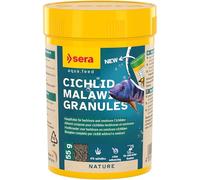 Sera Cichlid Malawi Granules 100 ML (55 g) | Granulés sans Colorants ni Conservateurs pour Petits Cichlidés Herbivores d’Afrique | Spiruline et Épinard pour Couleurs Vives et Digestion Saine