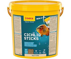 sera Cichlids Sticks 10 L 2,2 KG | Aliment composé pour cichlidés | Sticks flottants | Formule équilibrée avec des ingrédients d’Origine Animale et végétale