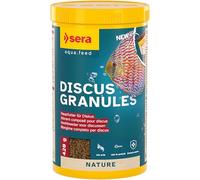 sera Discus granules 1 L(420 g) | Aliment composé pour Discus | granulés Moelleux coulant Lentement | avec des protéines de Haute qualité et Un Effet prébiotique