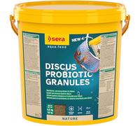 sera Discus probiotic granules 10 L 4,5KG | Aliment de Croissance pour Discus | granulé Moelleux | stabilise la Flore intestinale | améliore la Conversion Alimentaire