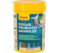 Sera Discus Probiotic Granules 100 ML (45 g) | Aliment de Croissance sans Colorants ni Conservateurs pour Discus | Granulés Moelleux avec Probiotiques et Astaxanthine