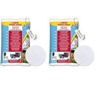 SERA Filterwool pour Ponds, 250 g (Lot de 2) - Média de filtration mécanique pour aquariums - Éliminer les grosses particules - Réutilisable - Pour tous les filtres