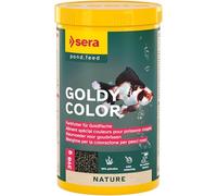sera Goldy Color 1 L | Aliment pour Poissons Rouges 1.000 ML | granulés flottants avec 10% de spiruline | favorise l’éclat des Couleurs