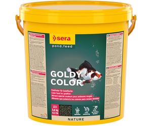 sera Goldy Color 10 L | Aliment pour Poissons Rouges 10.000 ML | granulés flottants avec 10% de spiruline | favorise l’éclat des Couleurs