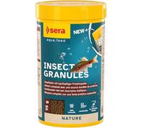 Sera Insect Granules 250 ML (95 g) | Aliment Composé sans Colorants ni Conservateurs pour Poissons d’Ornement | Granulés Moelleux à Base de Farine d’Insectes