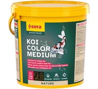sera Koi Color Medium 3,8 L (1,3 kg) | Aliment spécial Couleurs Naturel, pour des koïs de 12 à 25 cm aux Couleurs éclatantes | granulés flottants 3.800 ML 1.300 g