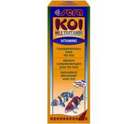 sERA Koi Multivitamin, étang à poissons, vitamine A, thiamine, vitamine B12, vitamine B2, vitamine B6, acide folique, vitamine C, vitamine D,..., grand, moyen, petit, 0,1 l, boîte