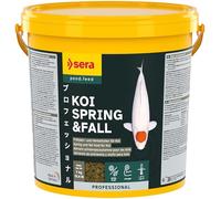 sera Koi Professional Spring & Fall 21 L (7 kg) | Aliment digeste pour Les koïs, Lorsque Les températures sont inférieures à 17°c | pellets flottants 21.000 ML 7.000 g