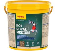 sera Koi Royal Medium 21 L (5,65 kg) | Aliment composé pour Une Croissance équilibrée des koïs de 12 à 25 cm | granulés flottants 21.000 ML 5.650 g