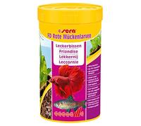 Sera Larves de Moustiques Rouges FD Nourriture pour Aquariophilie 50 ML - Pack de 4