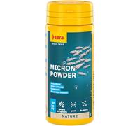 Sera Micron Powder 50 ML (25 g) | Aliment d’Élevage pour Larves de Poissons et Amphibiens sans Colorants ni Conservateurs | Zooplancton au Krill et Spiruline pour Croissance et Couleurs