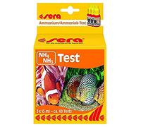 Sera Test NH4/NH3 | Test Ammonium Ammoniaque pour Aquarium | Détection Précise des Substances Toxiques | Environ 60 Mesures | pour Eau Douce et Eau de Mer