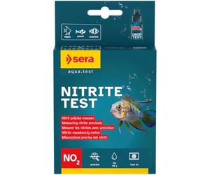 sera Nitrite Test 15ml |Mesure des Nitrites pour Détecter les Pics Toxiques et Protéger Poissons & Invertébrés |Kit d’Analyse avec Éprouvette, Seringue et Fiche d’Évaluation |pour Aquariums et Bassins