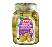 Sera Olives vertes turques fourrées aux amandes - 720 g