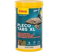 sera pleco Tabs XL 1 L | Aliment composé pour Grands silures 1.000 ML | pastilles conservant Leur Forme, d’Environ 3 cm, à Haute teneur en spiruline (20%) | favorisent Une Digestion Saine