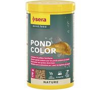 sera Pond Color 1 L | Aliment spécial Couleurs pour Les Grands Poissons de Bassin 1.000 ML | avec 4% de Farine de Krill Riche en caroténoïdes