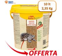 Sera Raffy P 10 L (2,35 Kg) - Aliment Complet En Granulés Pour Tortues