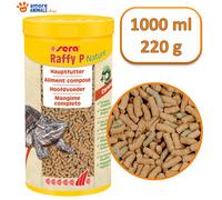 Sera Raffy P 1000 Ml (220 G) - Aliment Complet En Granulés Pour Tortues