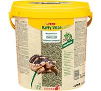 Sera Raffy Vital Nature 10.000 ML (1,7 kg) - Aliment Complet pour Tortues et Reptiles Herbivores, Sticks et Pastilles à Base de Plantes, sans Colorant ni Conservateur