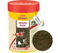 Sera Shrimp Granules 100 ML (55 g) | Granulés Naturels pour Crevettes d’Eau Douce & de Mer | Spiruline & Fruits d’Aulne | Croissance Saine, Mue Sécurisée & Couleurs Éclatantes