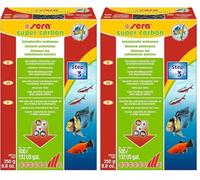 SERA Super Carbon Accessoire pour Filtre 250 Unités (Lot de 2)