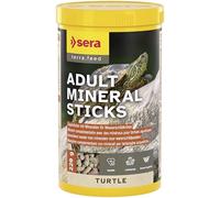 Sera Turtle Adult Mineral Sticks 1.000ml (220g) | Aliment complémentaire pour Tortue Aquatiques Carnivores Adultes | Nourriture pour Tortues | Nourriture Tortue d'eau | Reptiles et Amphibiens