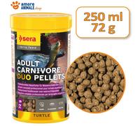 Sera Turtle Adulte Carnivore Duo Pellets 250 ml (72 g) 2