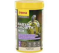 Sera Turtle Baby Growth Mix 250ml (75g) | Nourriture d’élevage pour Jeunes Tortues Aquatiques | Riche en protéines & vitamines | Favorise Une Croissance Saine | Nourriture pour Tortue