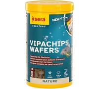 sera vipachips wafers 1 L (380 g) | Aliment composé pour Les Poissons se nourrissant au Fond 1.000 ML 380 g | Chips conservant Longtemps Leur Forme