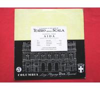 Serafin, Tullio - Serafin, Tullio Highlights From Aida LP Columbia 33CX1932 EX/VG 1960s red semi circle label with insert, with Orchestra & Chorus of La Scala Opera House Milan