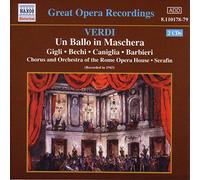 Verdi, G. – Un bal masqué (opéra en 3 actes + arias divers) – Import – NAXOS