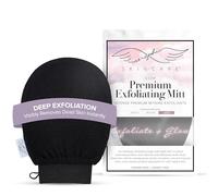 Seraphic Skincare Premium Exfoliating Mitt for Body, Deep - Viscose Fiber Korean Exfoliating Glove for Normal to Dry Skin - Body Exfoliator for Self-Tan Removal and Application