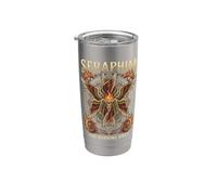 Séraphim The Burning Ones Angelic Vision Gobelet isotherme en acier inoxydable double paroi