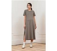 Seraphine Maternity T-shirt Dress Khaki Taille: 6 | Robes Outlet | Femme | Marron