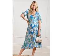Seraphine Maternity Wrap Dress Multi Taille: 18 | Robes Outlet | Femme |