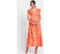 Seraphine Maternity Wrap Dress Pink Taille: 12 | Robes Outlet | Femme | Rose