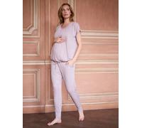 Seraphine Pyjama de maternité et d'allaitement Seraphine avec sac à dos et allaitement Ensemble 2 pièces
