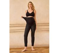 Seraphine Seraphine Black Tall Premium Organic Overbump Maternity Skinny Jeans