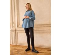 Seraphine Seraphine Black Tall Tall Premium Organic Overbump Maternity Skinny Jeans