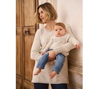 Seraphine Seraphine Grey Leopard Print Mum & Baby Cotton Maternity & Nursing Matching Jumper