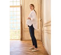 Seraphine Seraphine Indigo Blue Premium Overbump Maternity Skinny Jeans