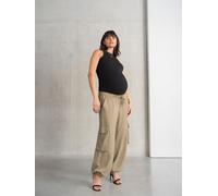 Seraphine Seraphine Khaki Materntiy Underbump Cargo Style Trousers
