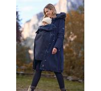 Seraphine Seraphine Navy Blue Premium Sub-Zero Down Filled 3-In-1 Maternity & Babywearing Parka