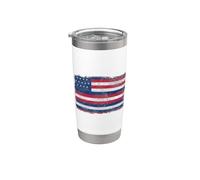 Serapis John Paul Jones Drapeau Gobelet isotherme en acier inoxydable double paroi