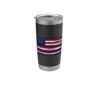 Serapis John Paul Jones Drapeau Gobelet isotherme en acier inoxydable double paroi