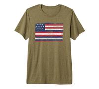 Serapis John Paul Jones Drapeau T-Shirt Haut de Gamme