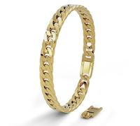 SERASAR Accessoires Hommes Or Bracelet Bijoux Chaîne de Bras Tressé Homme